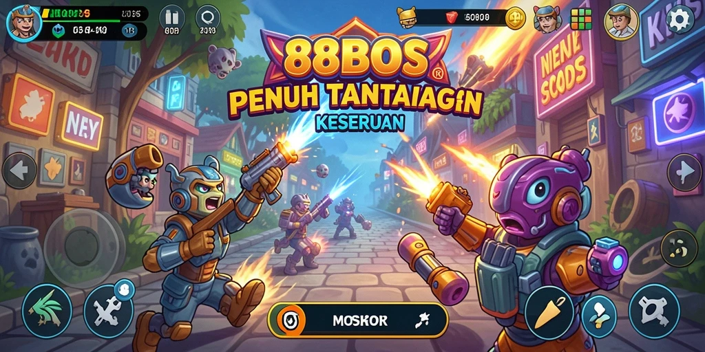 Screenshot gameplay 88BOS menampilkan keseruan permainan Arcade.