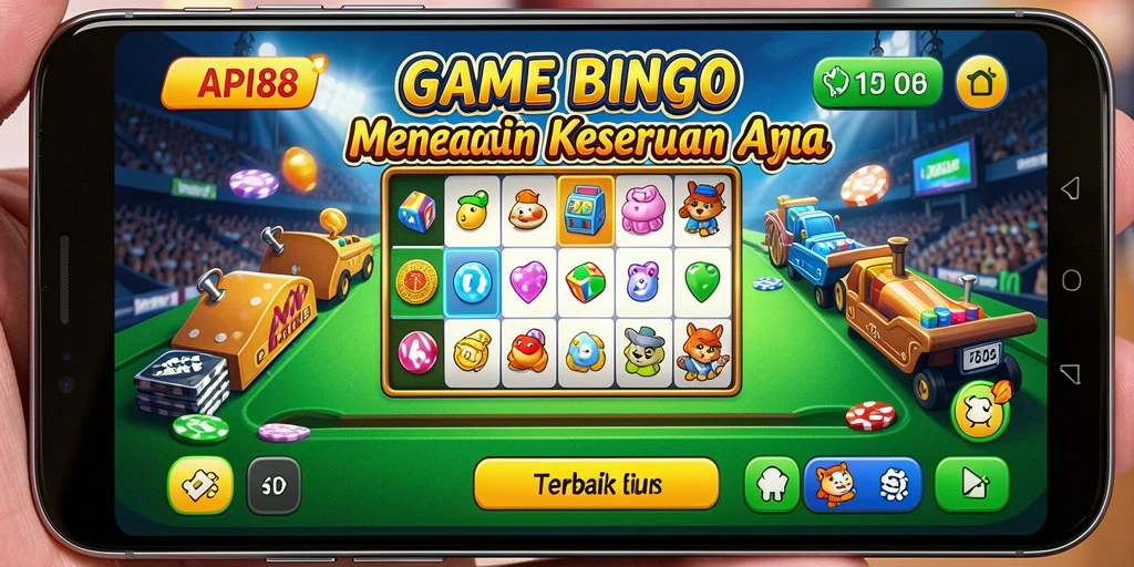 Tampilan permainan Bingo yang seru di API88.