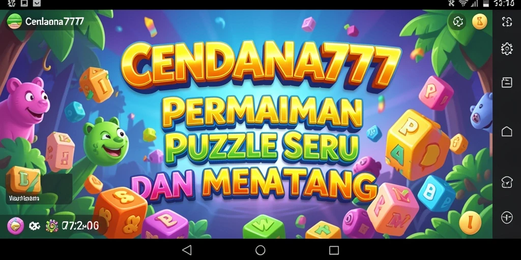 Tampilan gameplay seru CENDANA777 yang penuh tantangan Puzzle.