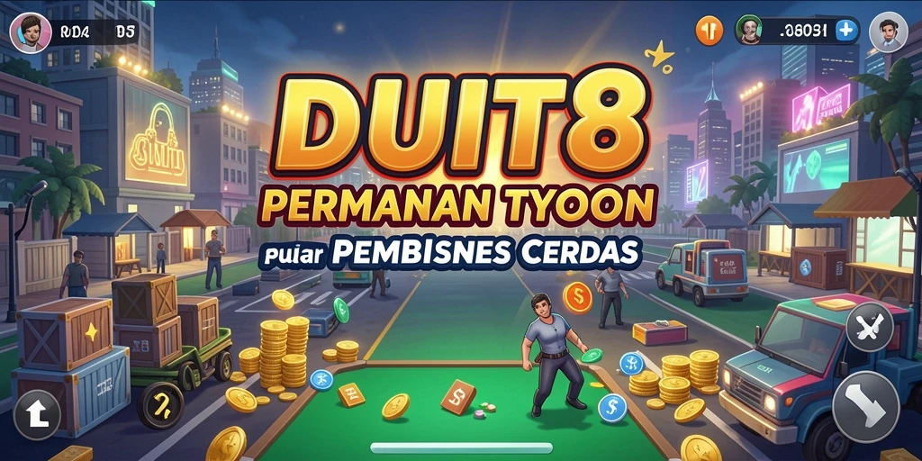 Tampilan gameplay Tycoon yang penuh warna dan menarik.