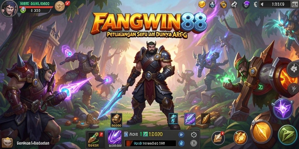 Gameplay seru FANGWIN88 dengan pertempuran ARPG yang mendebarkan.