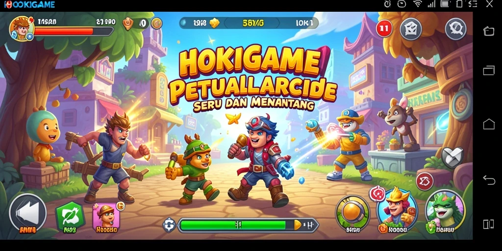Tangkapan layar gameplay HOKIGAME yang seru dan penuh tantangan.