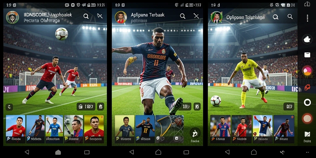 Screenshot gameplay IDNSCORE menampilkan skor dan statistik olahraga terkini.