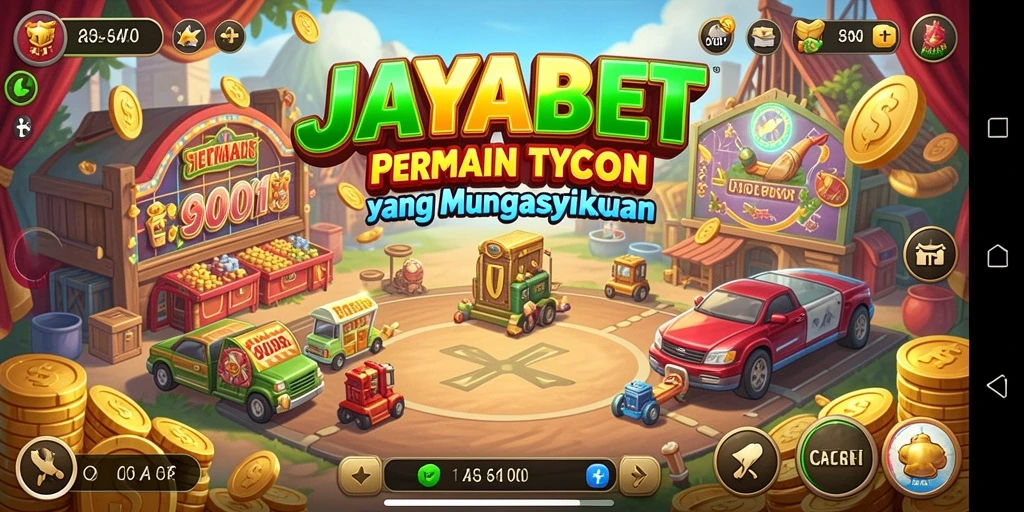 Screenshot dari gameplay Tycoon JAYABET yang mengasyikkan.