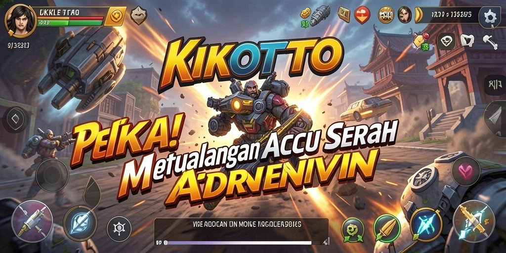 Tampilan gameplay KIKOTOTO penuh aksi dan petualangan seru.