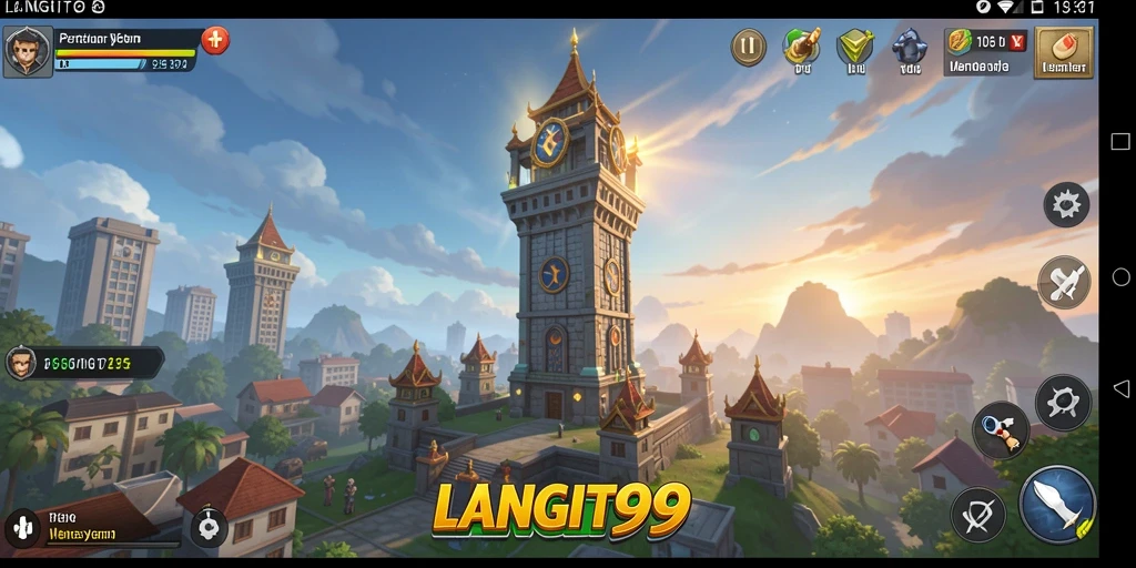 Tampilan gameplay LANGIT99 yang mendebarkan dan penuh taktik.