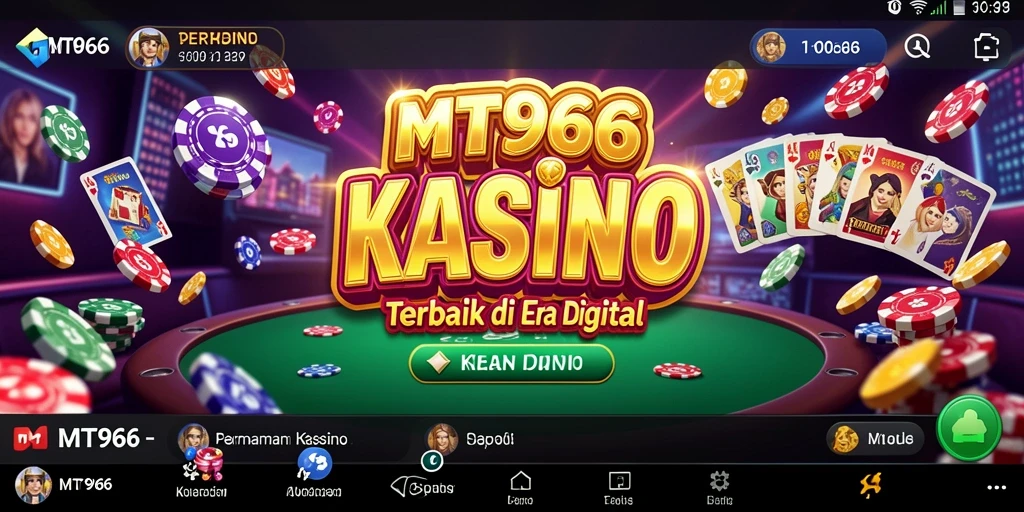 Tampilan gameplay Kasino yang menarik di MT966.