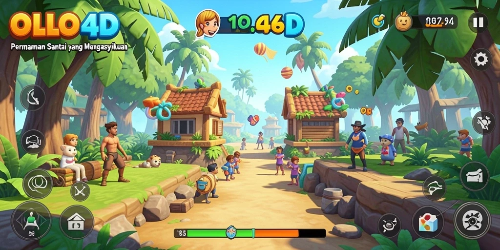 Tampilan menarik dari gameplay OLLO4D yang menyenangkan.