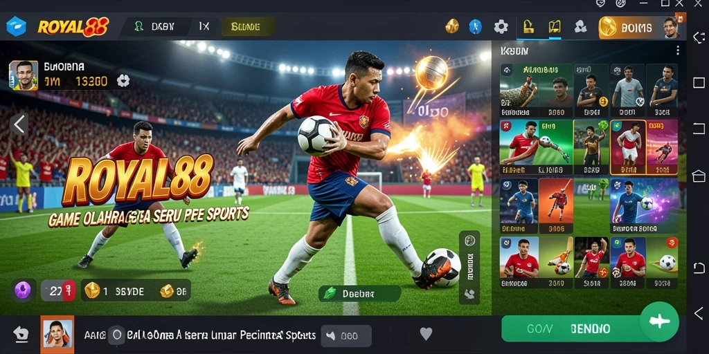 Tampilan gameplay yang seru dalam ROYAL88 dengan karakter yang dinamis.