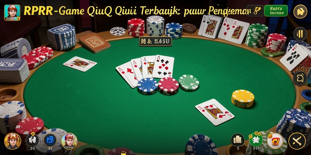 Screenshot utama menunjukan gameplay seru RPRR dalam permainan QiuQiu.
