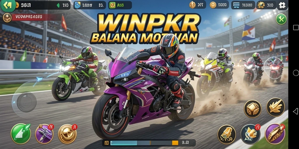 Gameplay WINPKR yang penuh adrenalin dan mengasyikkan.